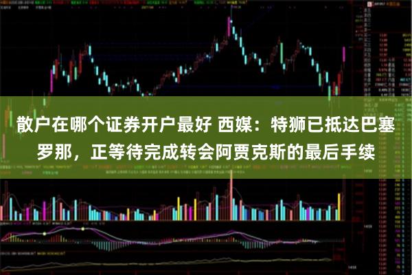 散户在哪个证券开户最好 西媒：特狮已抵达巴塞罗那，正等待完成转会阿贾克斯的最后手续